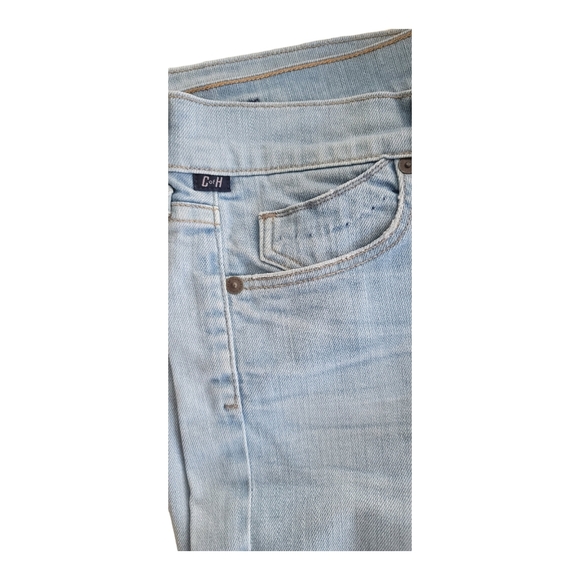 Citizens of Humanity Light Wash Raw Hem Jeans - Picture 2 of 9